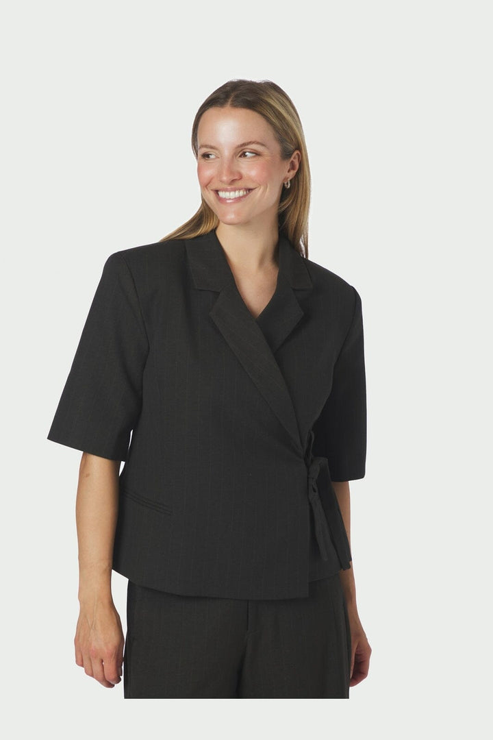 Neo Noir - Bellea Pinstripe Blazer 170938 - 132 - Antracit
