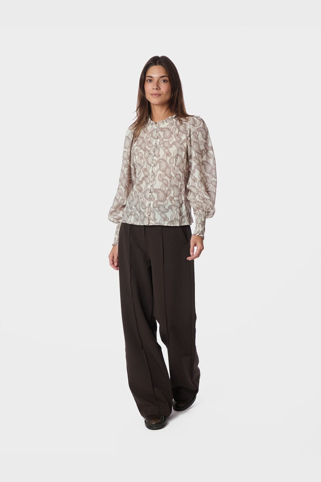 Neo Noir - Gilda Soft Paisley Blouse 167647 - 122 - Creme