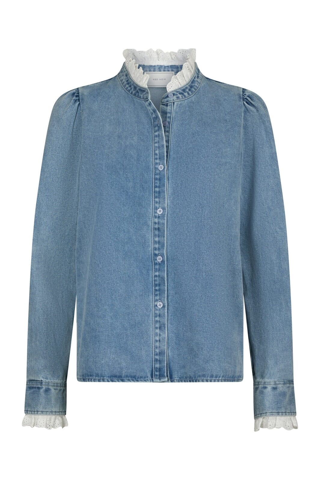 Neo Noir - Imara Denim Shirt 169109 - 145 - Light Blue