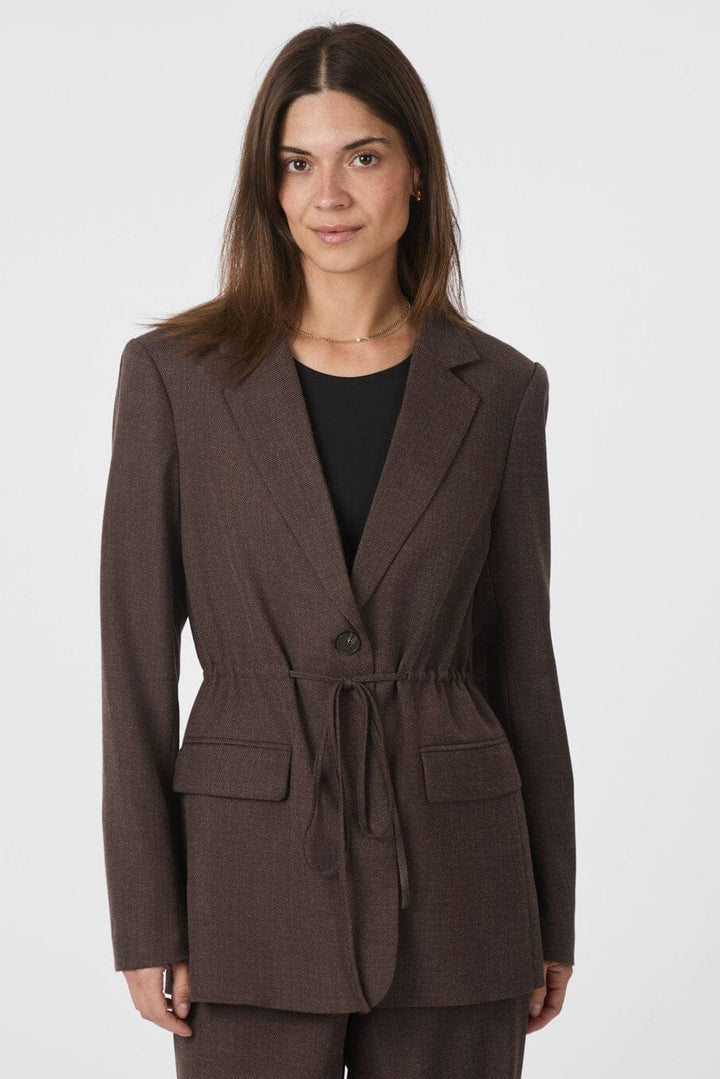 Neo Noir - Jemmie Melange Blazer 165068 - 205 - Brown Melange
