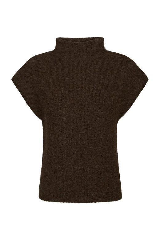 Neo Noir - Jona Knit Top 168425 - 205 - Brown Melange