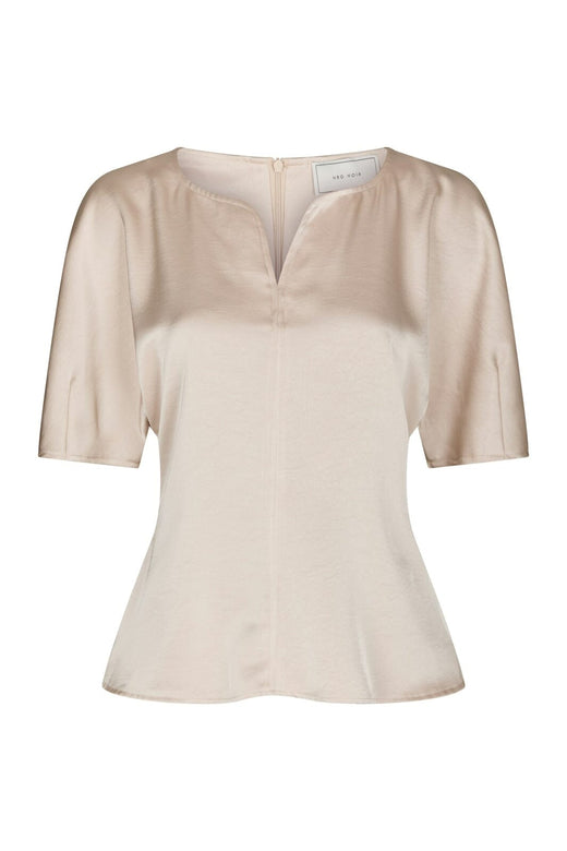 Neo Noir - Josine Heavy Sateen Blouse 169713 - 720 - Champagne