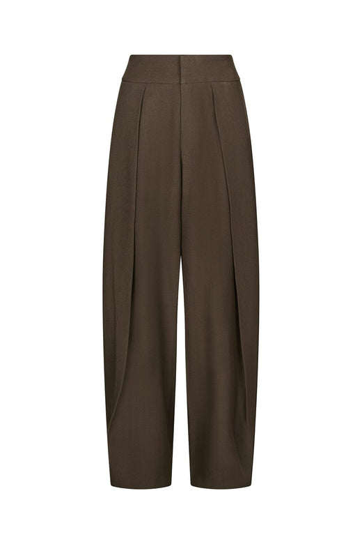 Neo Noir - Lucille Structure Pants 169655 - 676 - Dark Brown