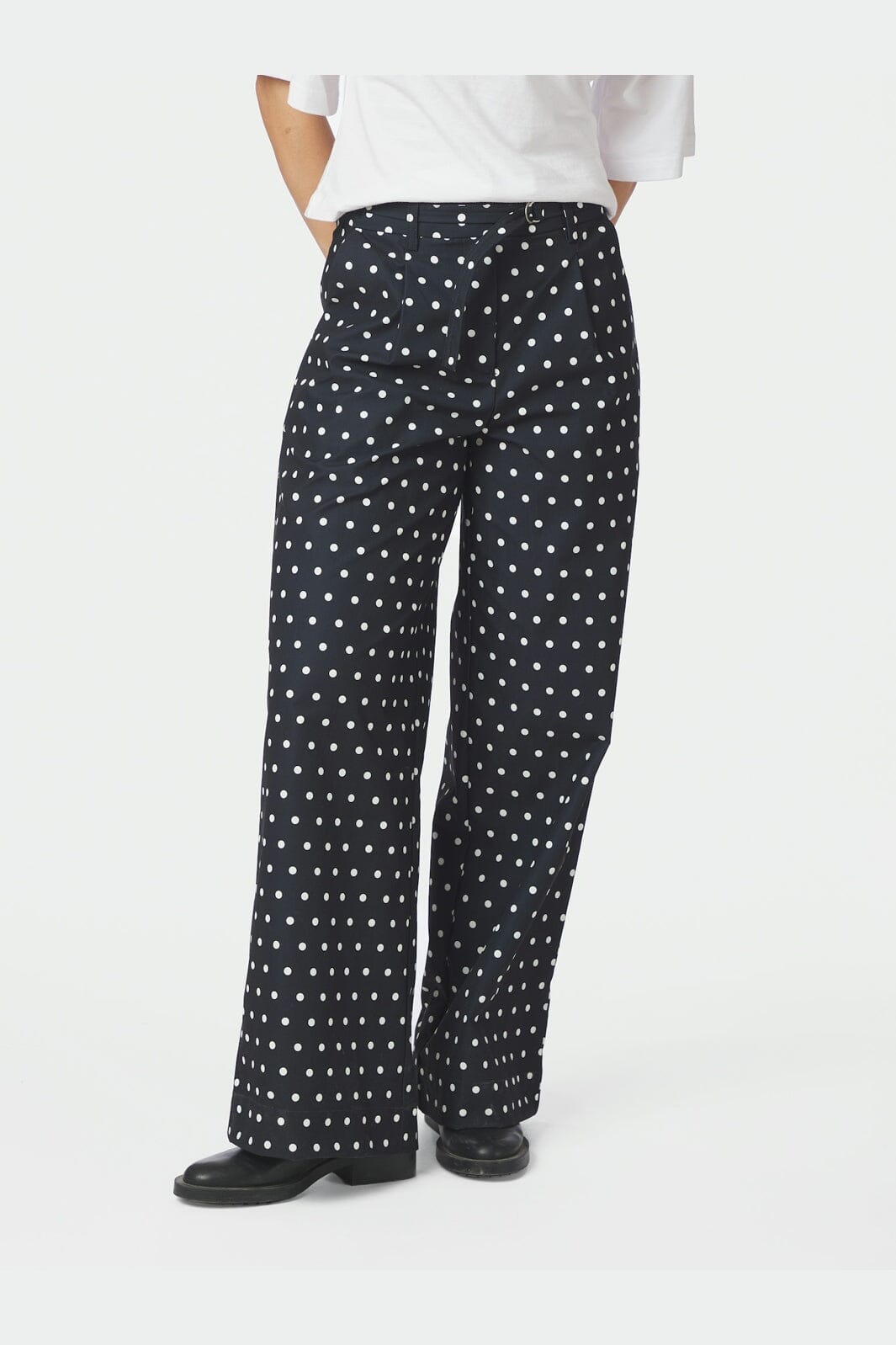 Neo Noir - Malba Dot Pants 167395 - 100 - Black