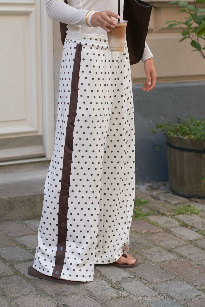 Neo Noir - Meggie Dot Track Suit Pants 170251 - 121 - Off White Bukser 