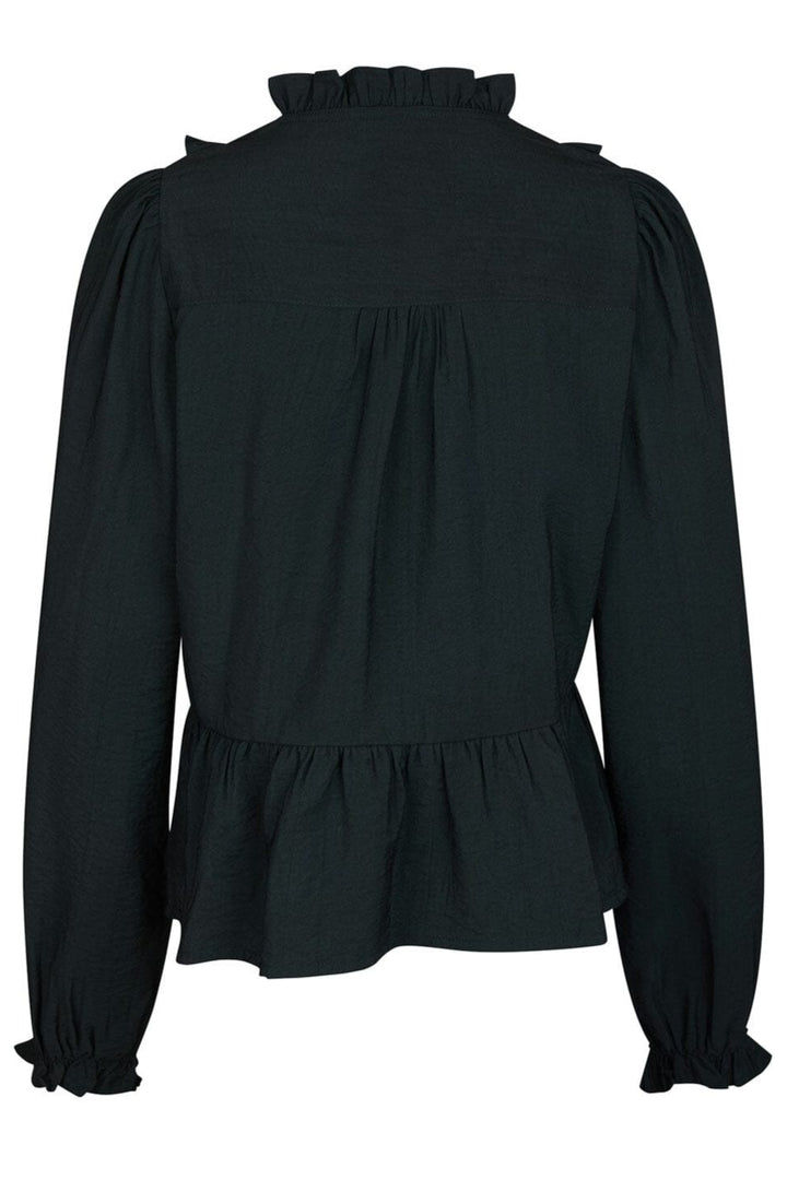 Neo Noir - Melfy Structure Blouse 166695 - 141 - Navy