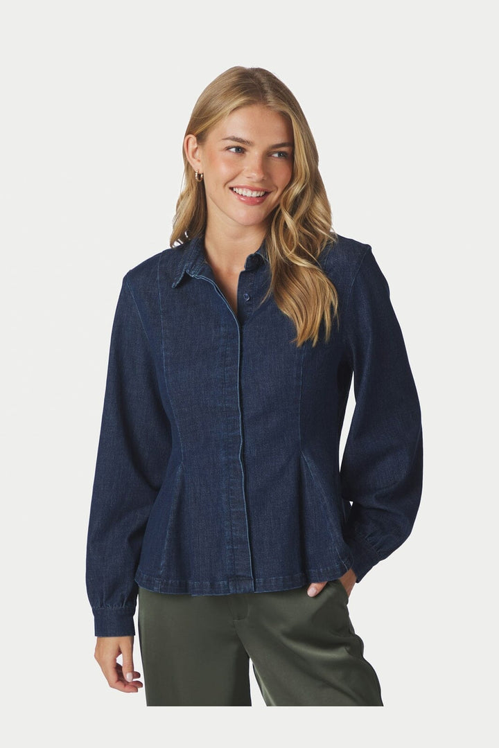 Neo Noir - Melody Denim Shirt 170460 - 534 - Dark Blue