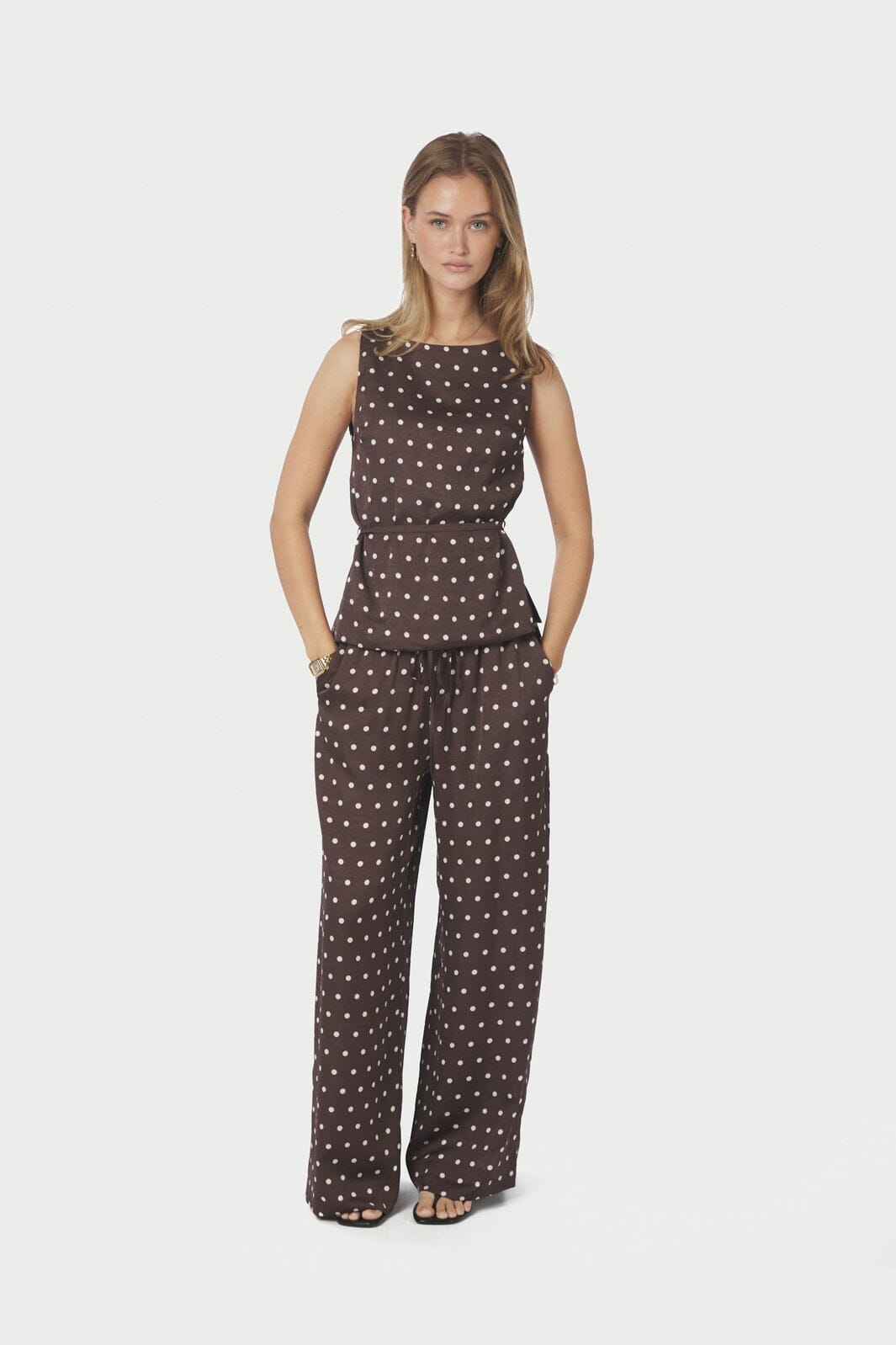 Neo Noir - Nassa Big Dot Top 167904 - 676 - Dark Brown