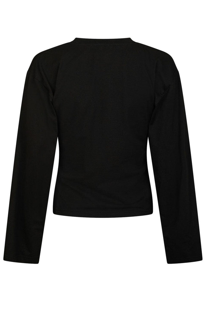 Neo Noir - Paska Boxy Long Tee 165973 - 100 - Black