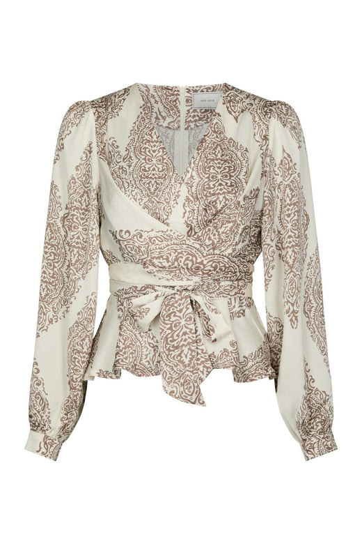 Neo Noir - Rista Paisley Drop Blouse 166208 - 124 - Ivory