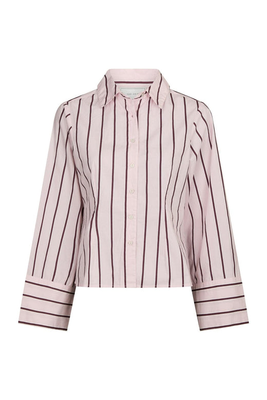 Neo Noir - Rosa Wide Stripe Shirt 169704 - 754 - Light Pink