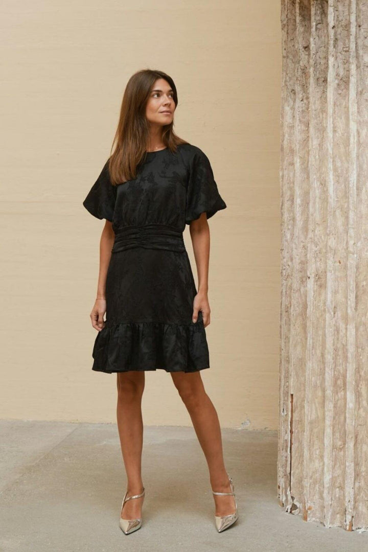 Neo Noir - Sulli Jacquard Dress 165010 - 100 - Black Kjoler 