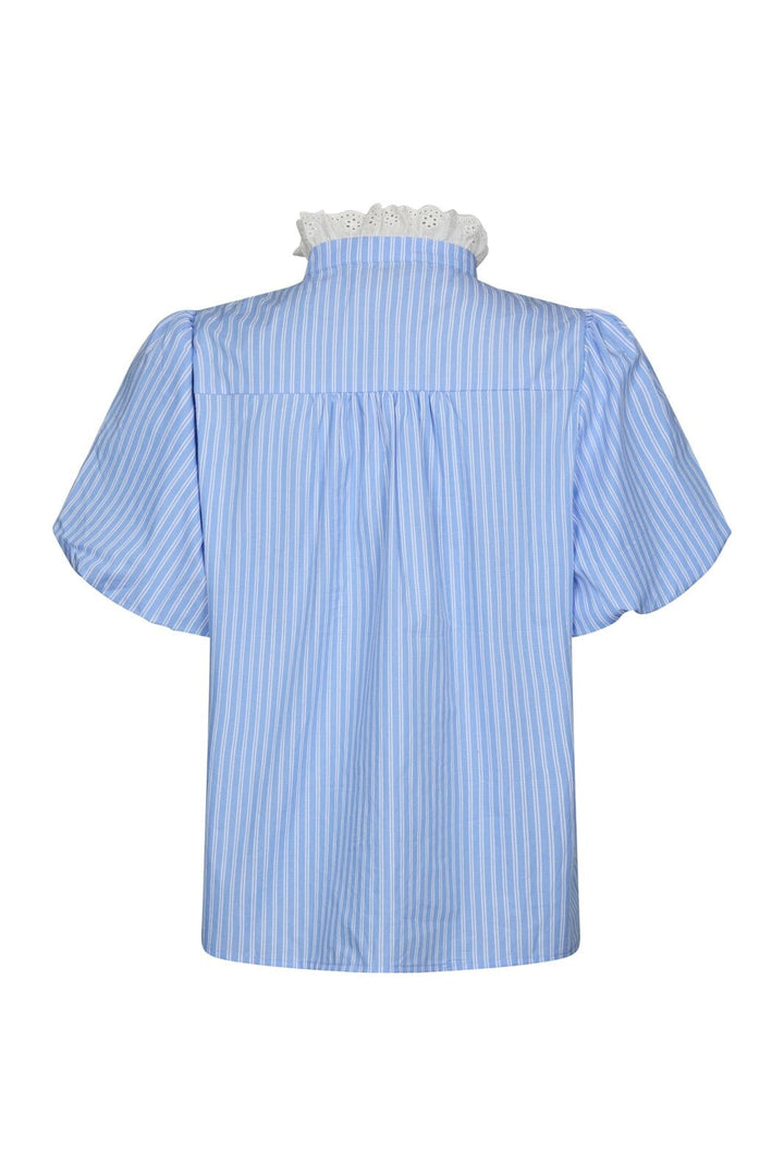 Neo Noir - Ulia Stripe Blouse 169111 - 375 - Blue Stripe