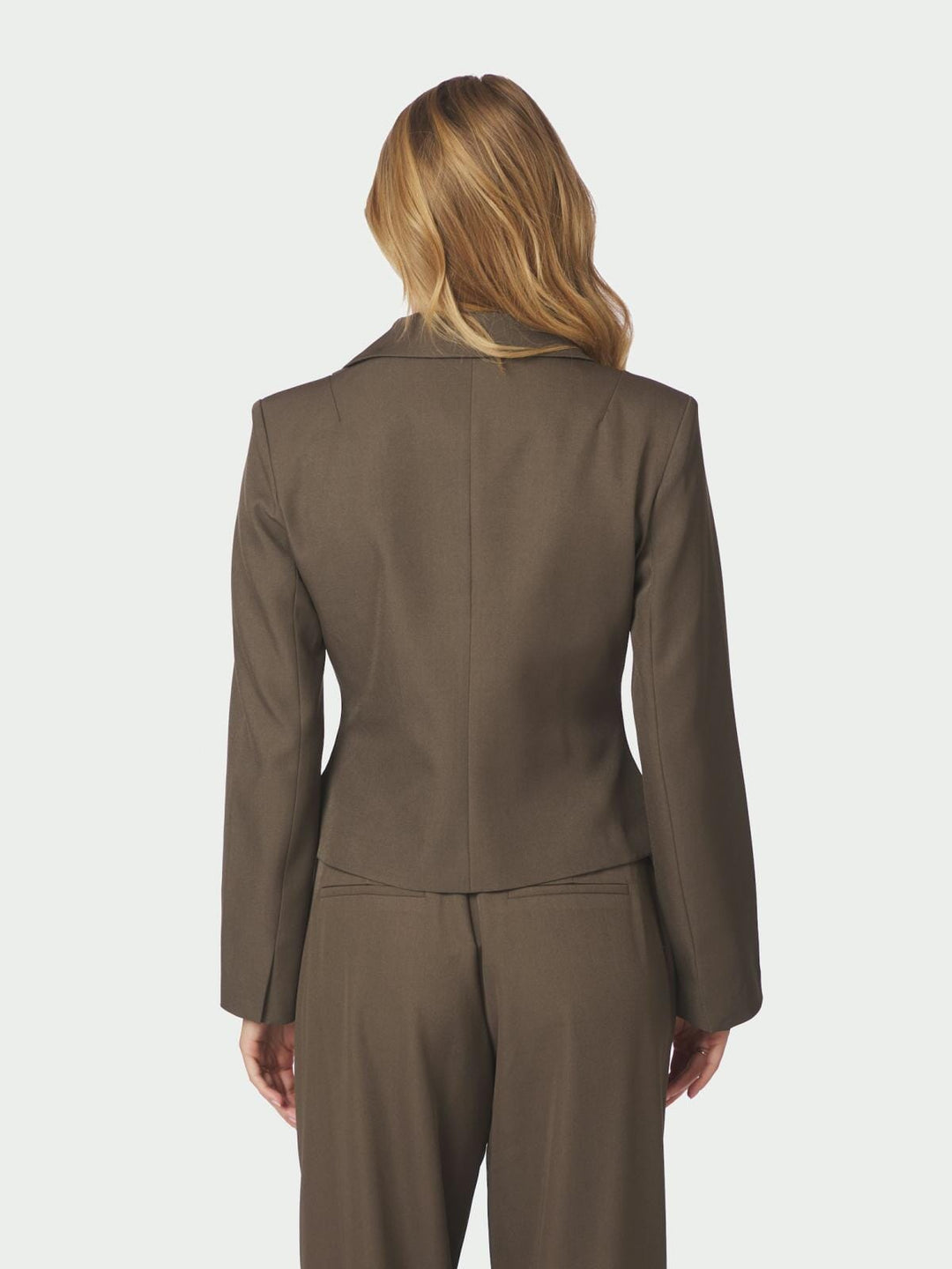 Neo Noir - Valia Structure Blazer 170232 - 306 - Dusty Brown Blazere 