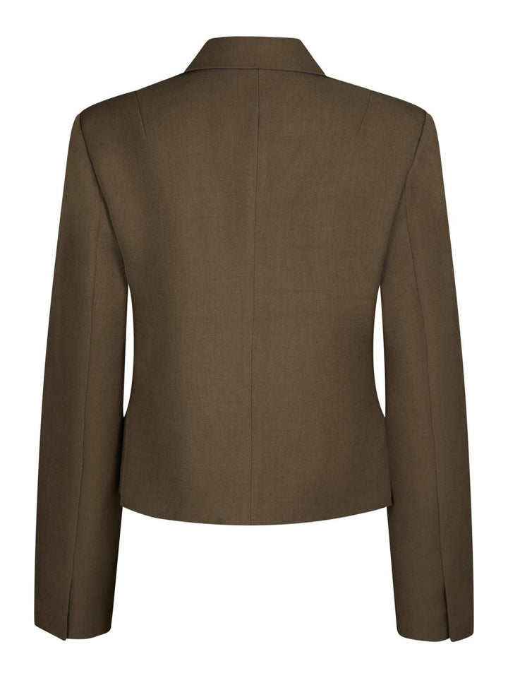 Neo Noir - Valia Structure Blazer 170232 - 306 - Dusty Brown Blazere 