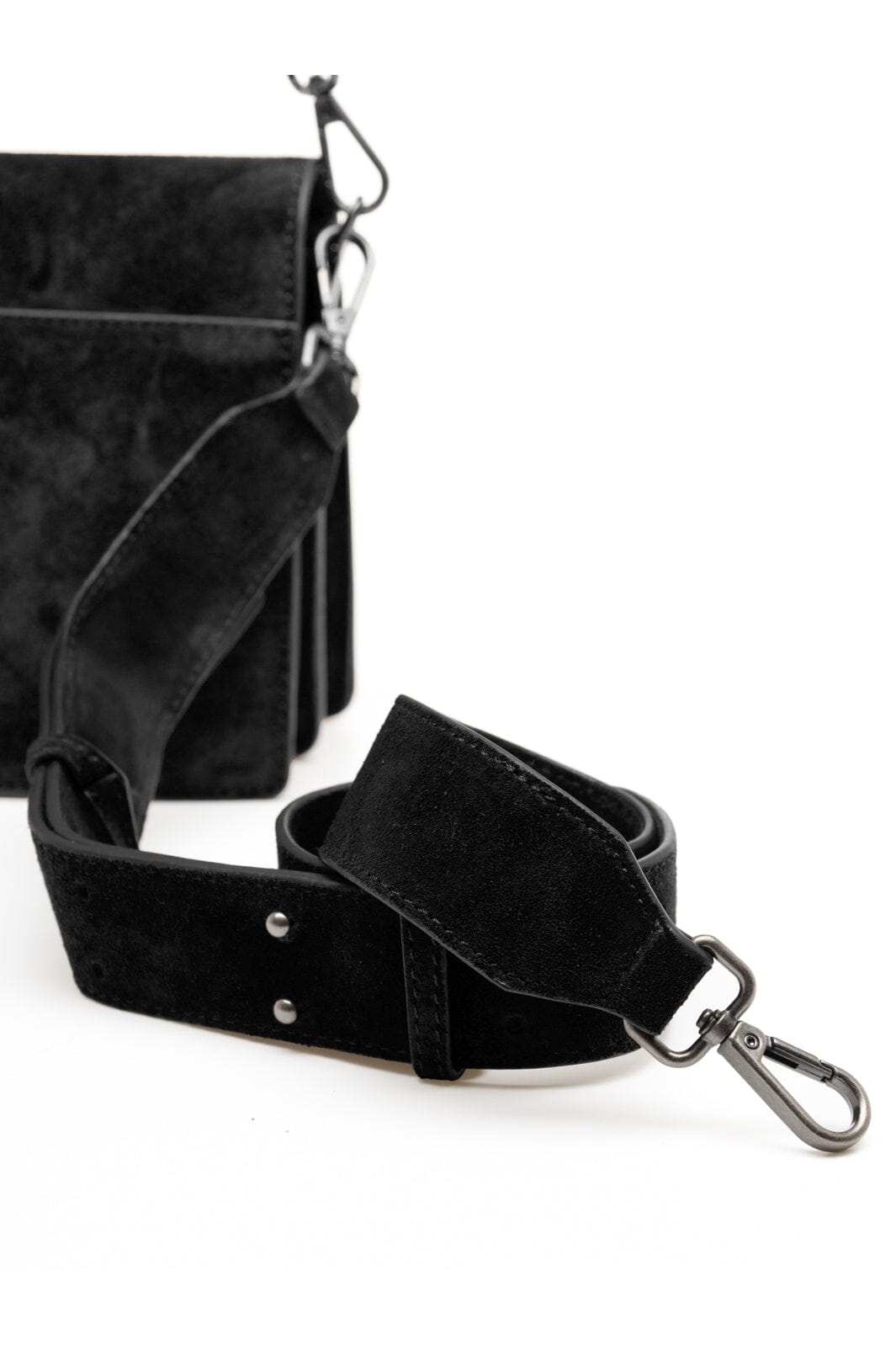 Noella - Adele Bag Real Suede 15970006 - 004 - Black