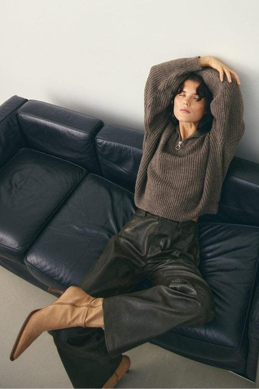 Noella - Leondra Pants 14260002 - 1396 - Worn Brown