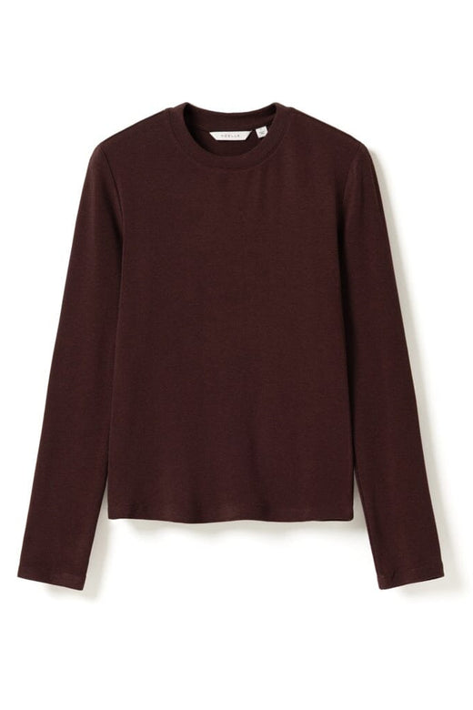 Noella - Lidie Ls Top 14090001 - 1496 - Burgundy Melange