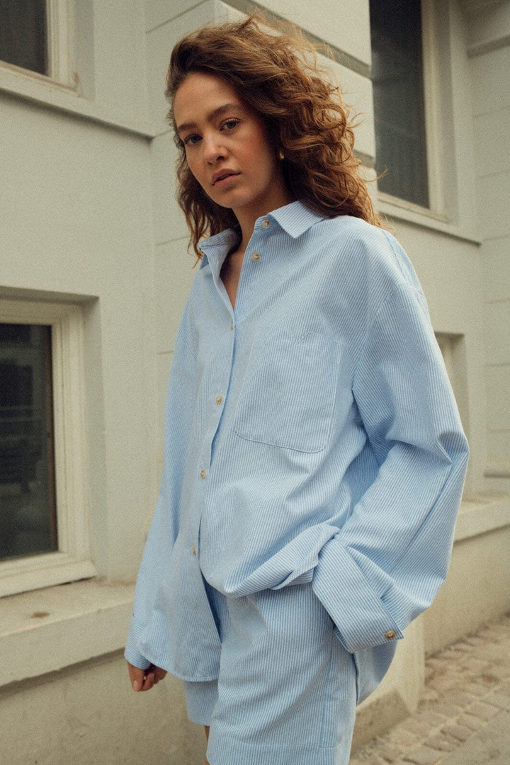 Noella - Marlon Shirt 14820001 - 1419 - Dorla Blue Stripe