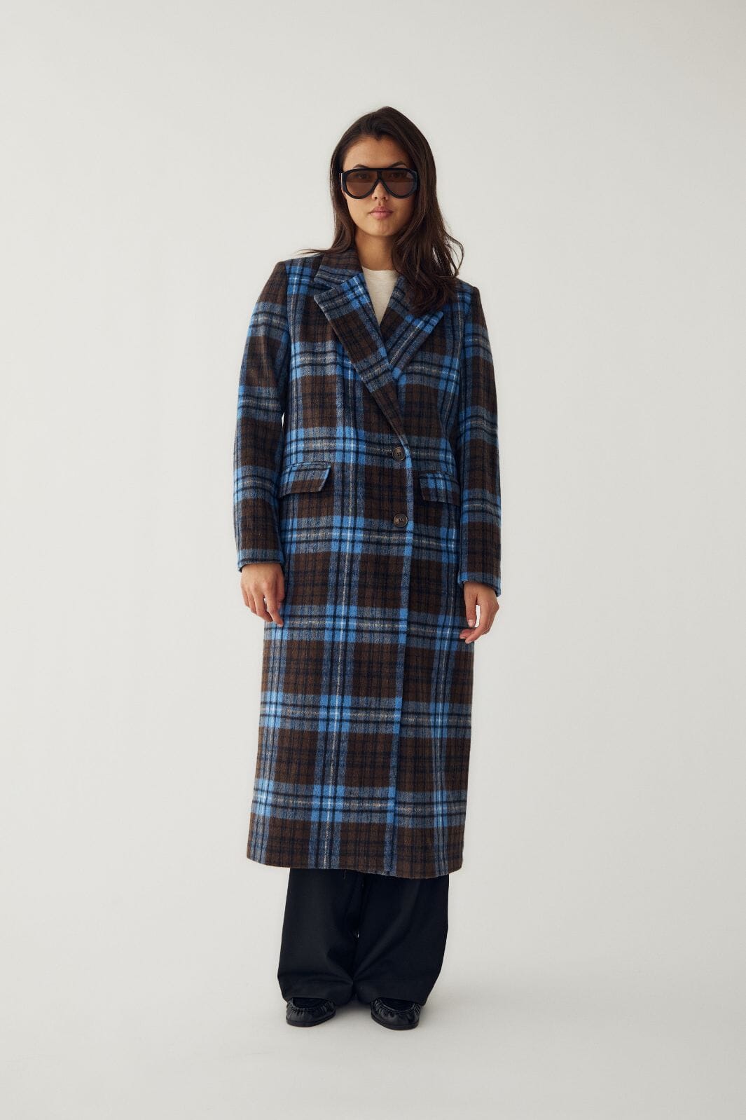 Noella - N-Jaci Coat 16110001 - 1484 - Daliyah Blue Check Jakker 
