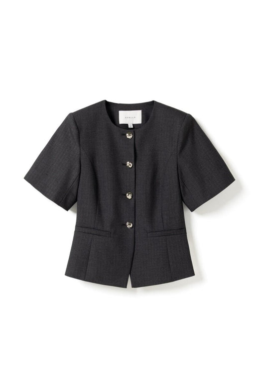 Noella - N-Kasaundra Blazer 16150002 - 1487 - Grey Herringbone