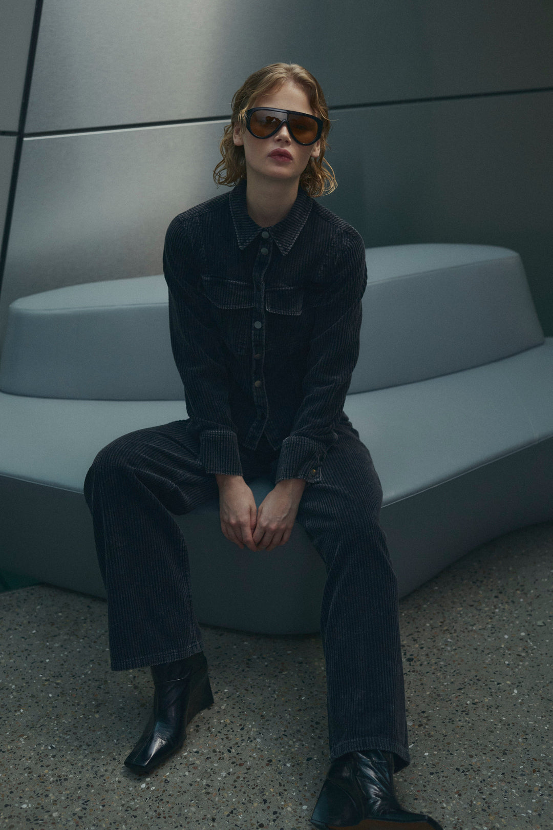 Noella - N-Laela Shirt 16230002 - 1214 - Black Wash Skjorter 