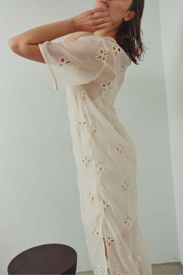 Noella - N-Linett Dress 15100001 - 974 - Ivory