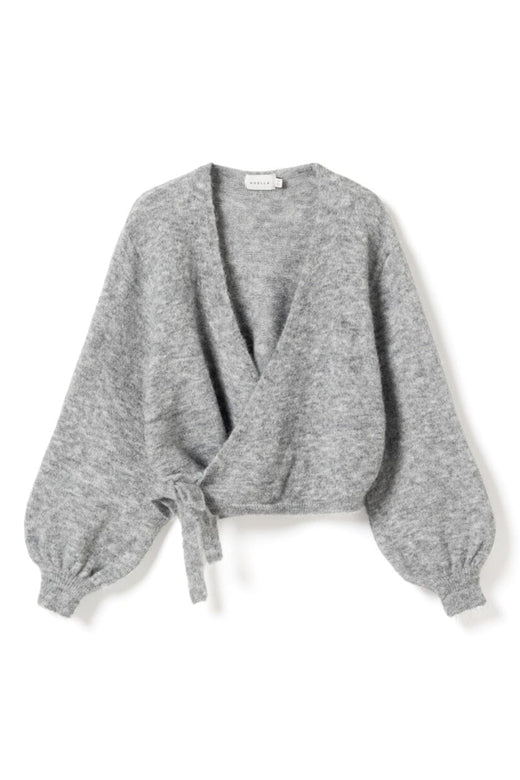 Noella - N-Maelee Knit Cardigan 16310001 - 1495 - Medium Grey Melange