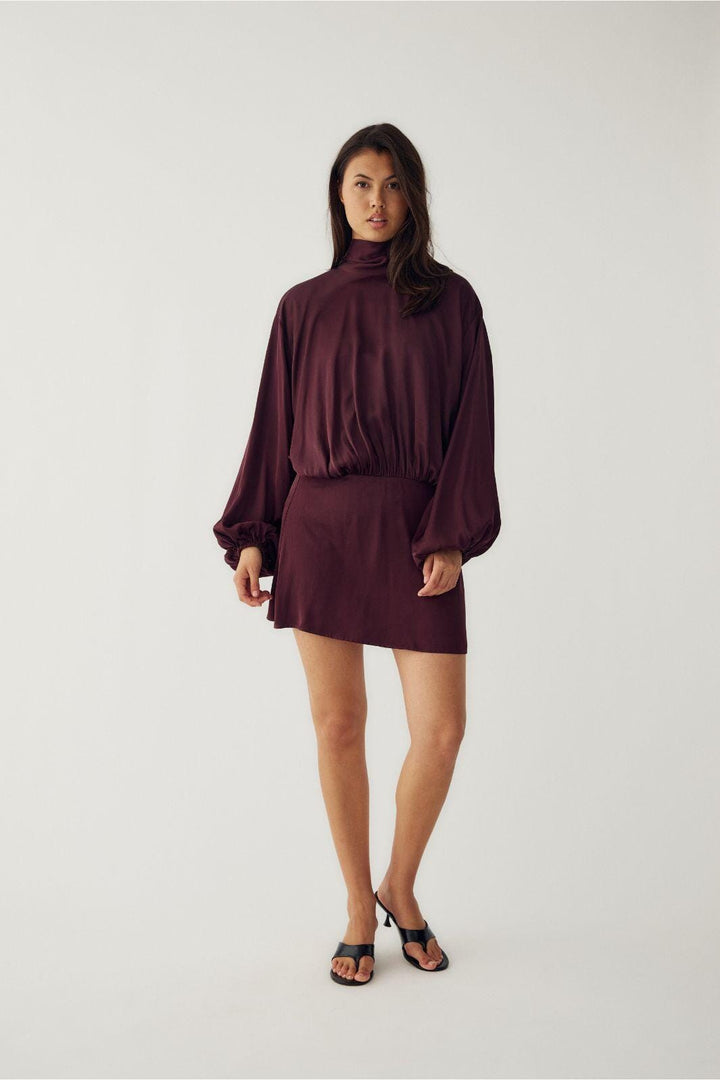 Noella - N-Melda Dress 16740001 - 1524 - Maroon Kjoler 