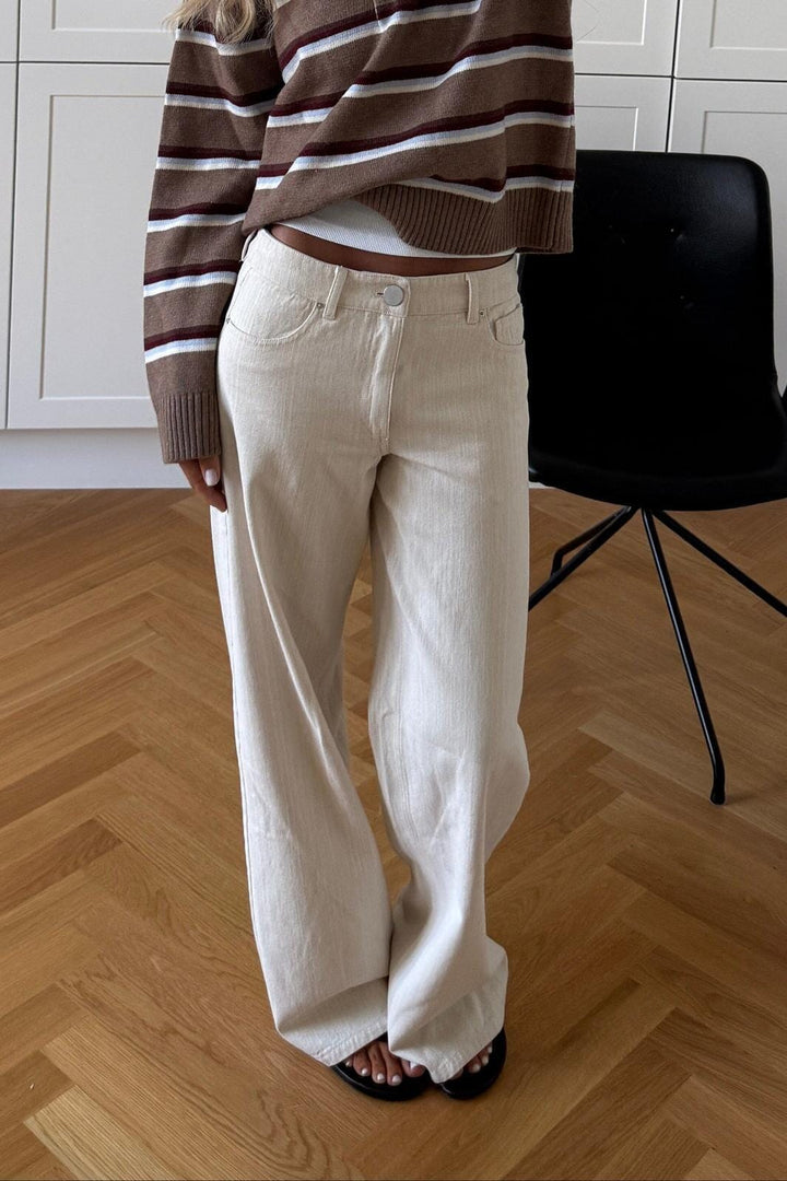 Noella - N-Melo Jeans 15580003 - 974 - Ivory Jeans 