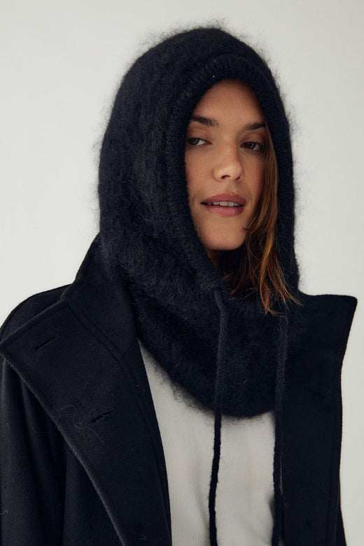 Noella - N-Merle Knit Balaclava 15250007 - 004 - Black Accessories 