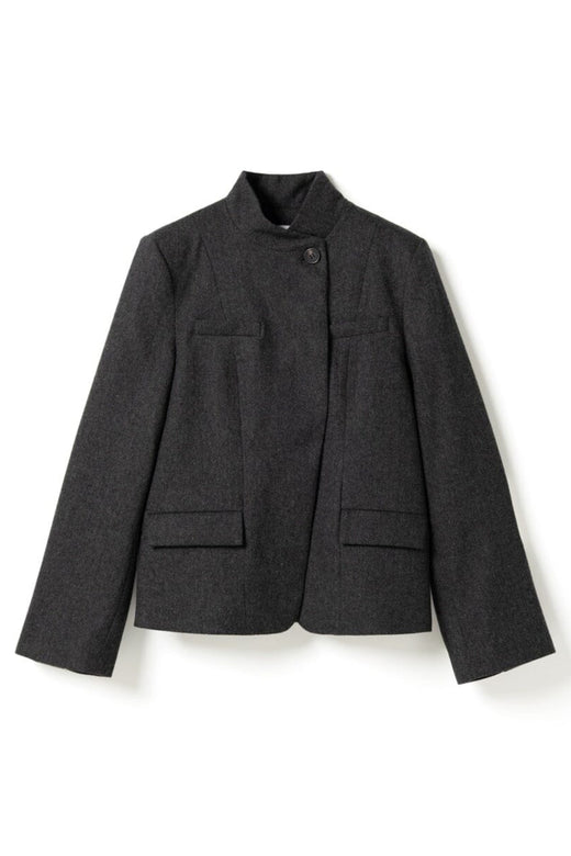Noella - N-Monique Blazer 16390001 - 019 - Dark Grey Melange