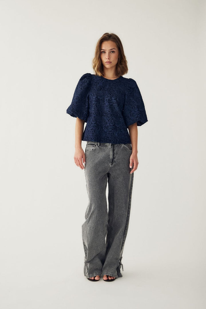 Noella - N-Shelly Blouse 14840002 - 1213 - Navy Blue Bluser 