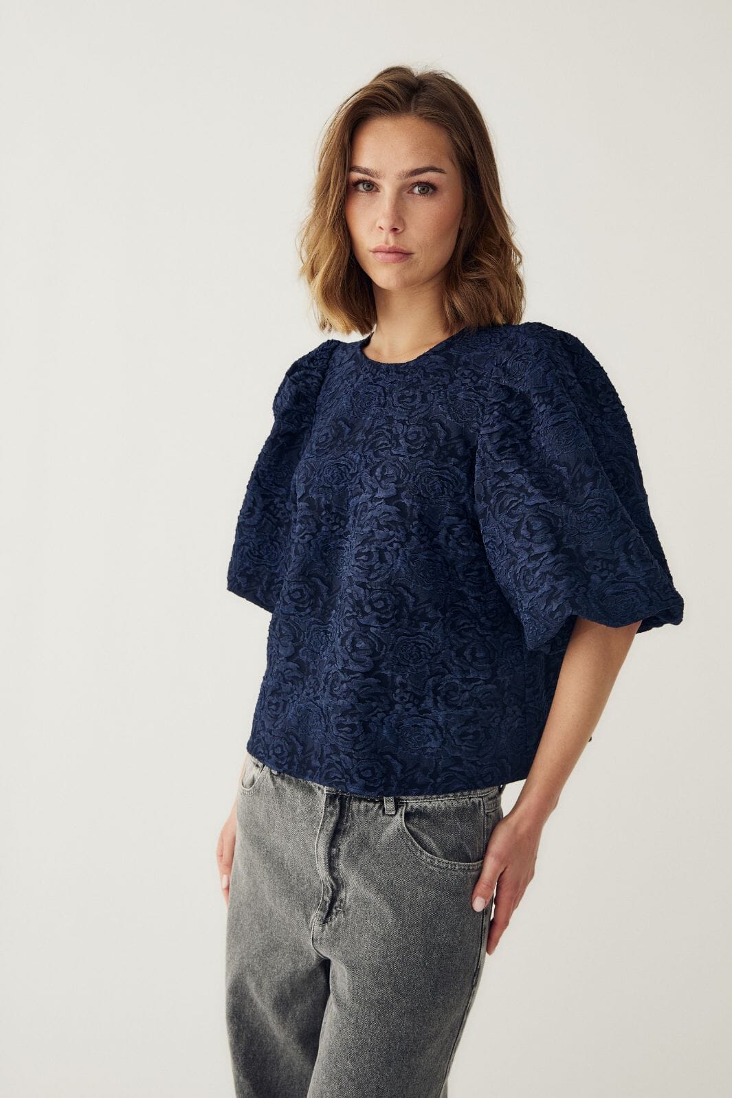 Noella - N-Shelly Blouse 14840002 - 1213 - Navy Blue Bluser 