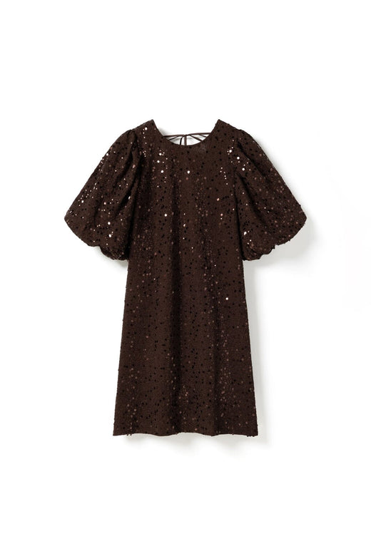 Noella - Pastis Short Dress 11630103 - 674 - Chocolate