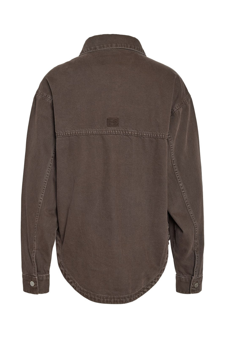Noisy May - Nmalva Ls Shacket Colored - 5046865 Chocolate Brown