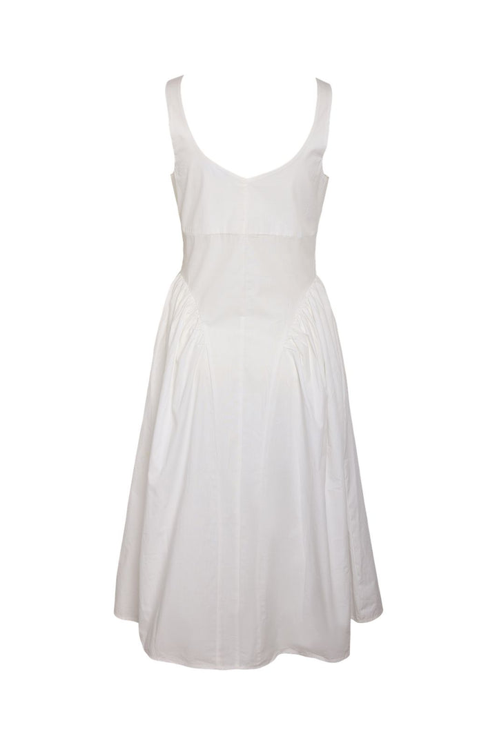 Noisy May - Nmasta Strap Midi Dress Fwd - 4980119 Cloud Dancer