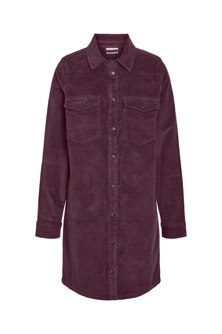 Noisy May - Nmcord New Signe L/S Dress - 5027694 Fig