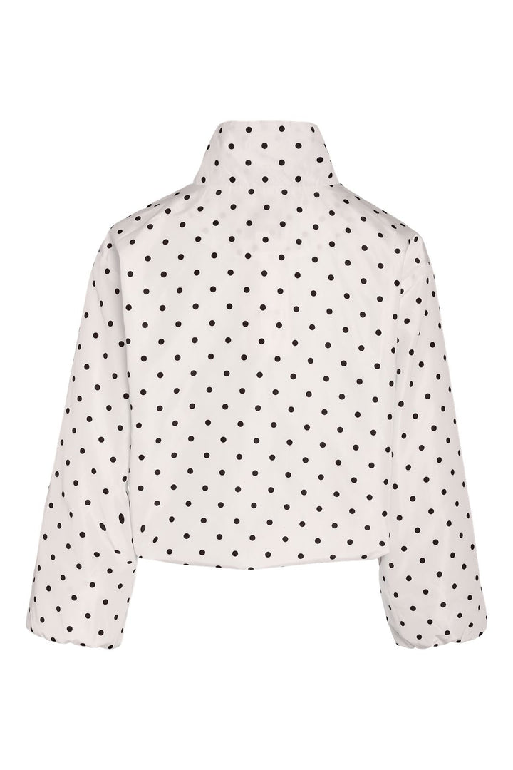 Noisy May - Nmessa Dot L/S Jacket - 5230693 Bright White Black Dots
