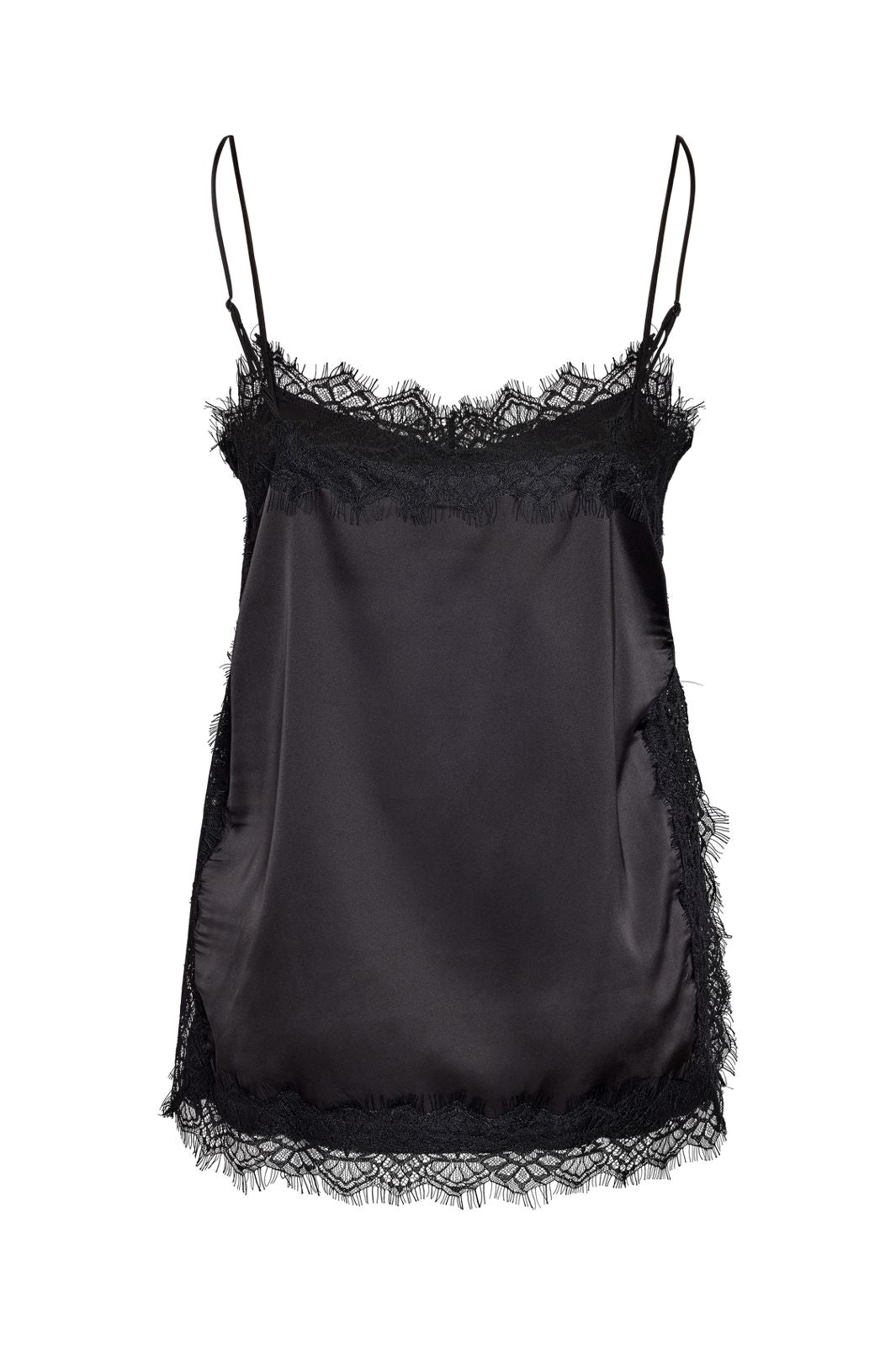 Noisy May - Nmlouise Sl Strap Lace Top - 5081989 Black