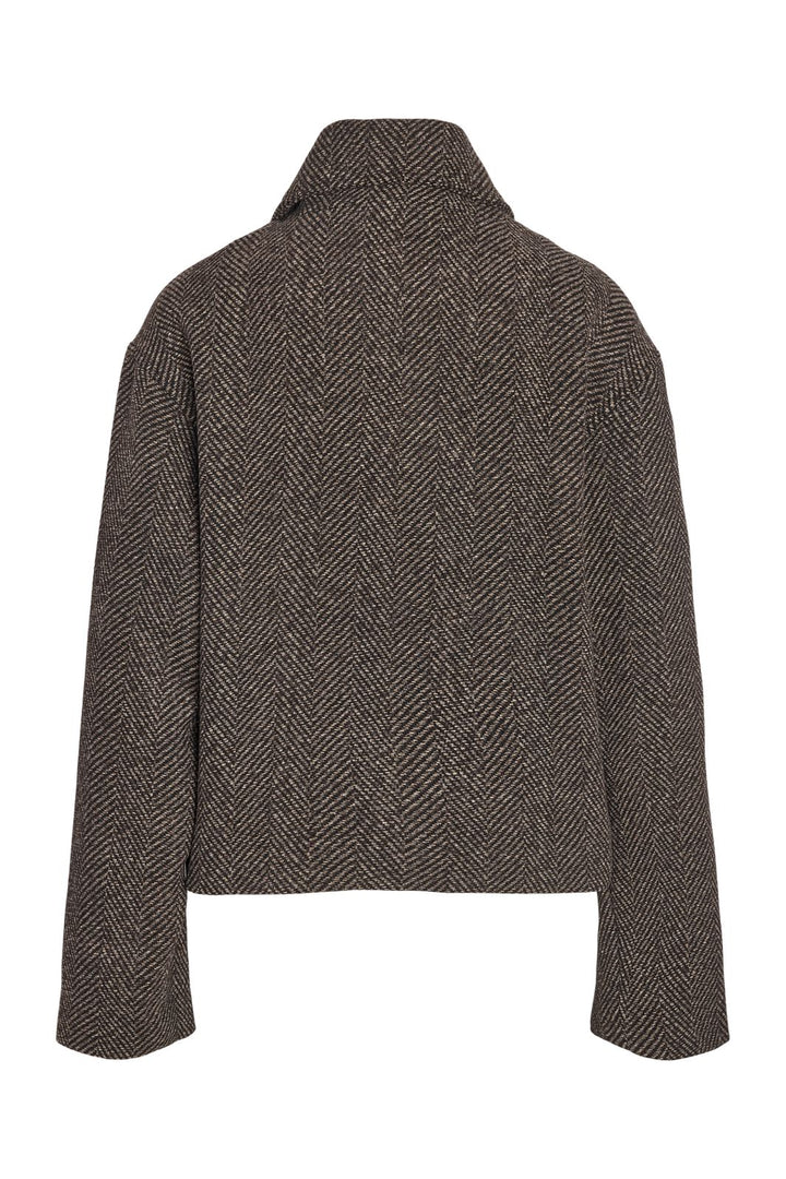 Noisy May - Nmmaddie L/S Jacket - 5075810 Chocolate Brown