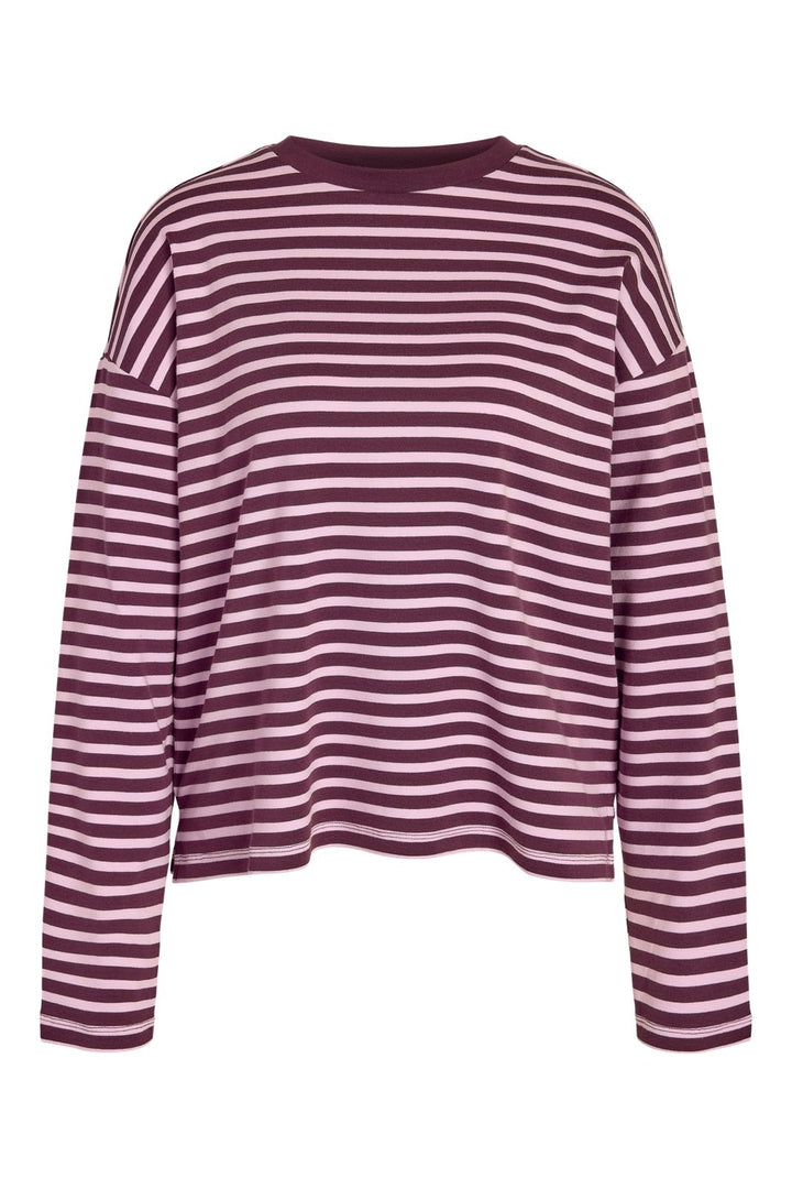 Noisy May - Nmmocca L/S Regular Fit Top - 5175146 Winetasting Pirouette