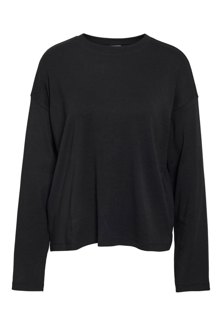 Noisy May - Nmmocca L/S Regular Fit Top Fwd - 4793254 Black
