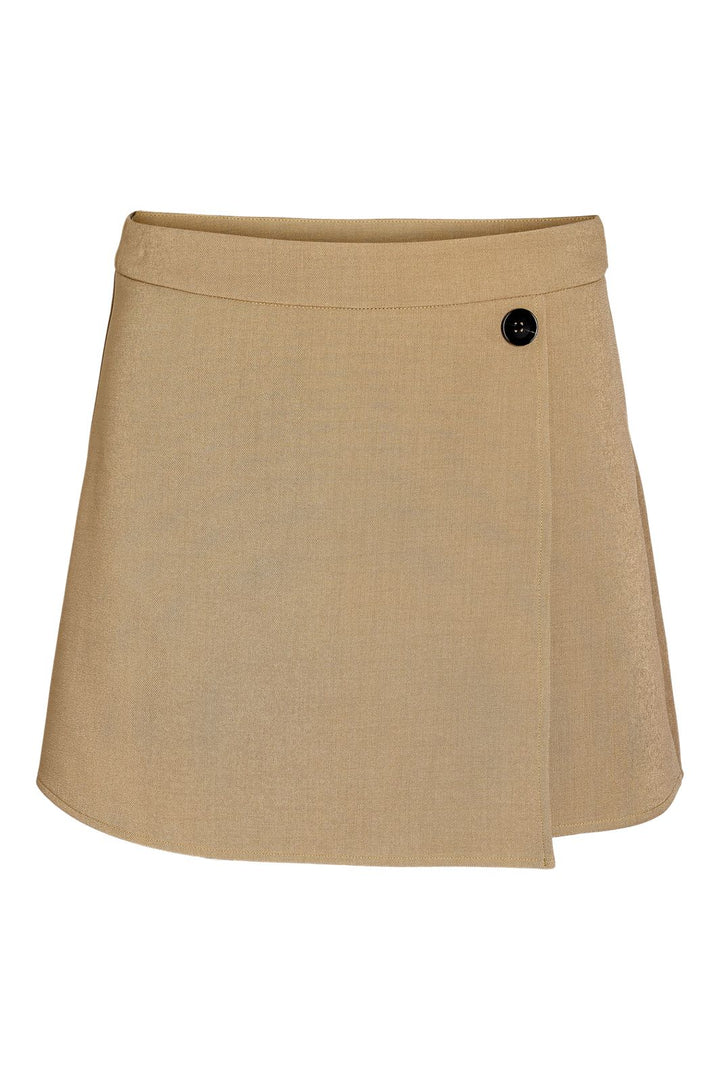Noisy May - Nmmonna Tailored Overlay Skirt - 5189378 Fossil