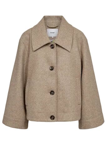 NüMph - Nukimma Short Jacket 706895 - Sesame Melange Jakker 