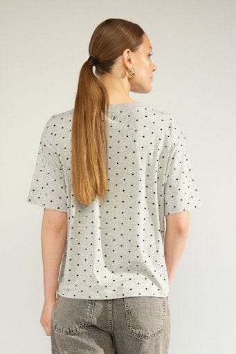 Nümph - Nurossa Oversize T-shirt 707485 - Light Grey Mel T-shirts 