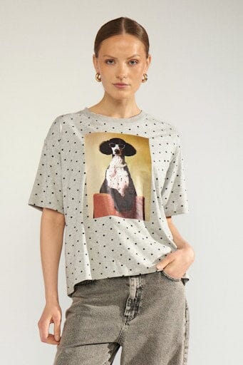 Nümph - Nurossa Oversize T-shirt 707485 - Light Grey Mel T-shirts 
