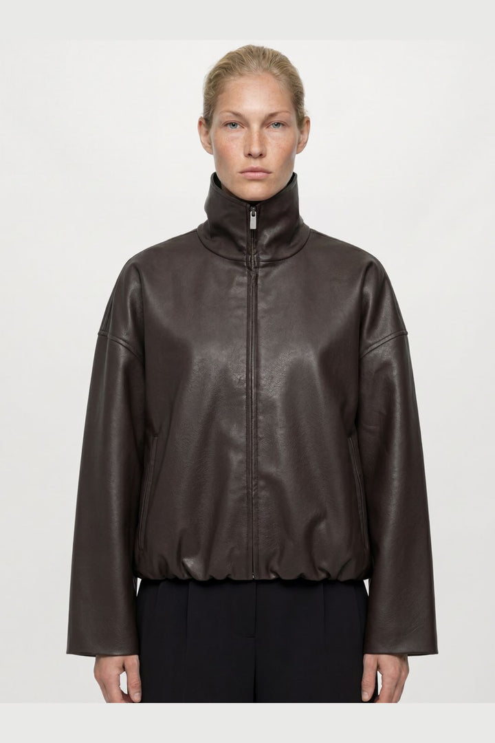 Object - Objliva L/S Bomber Jacket - 5158448 Seal Brown