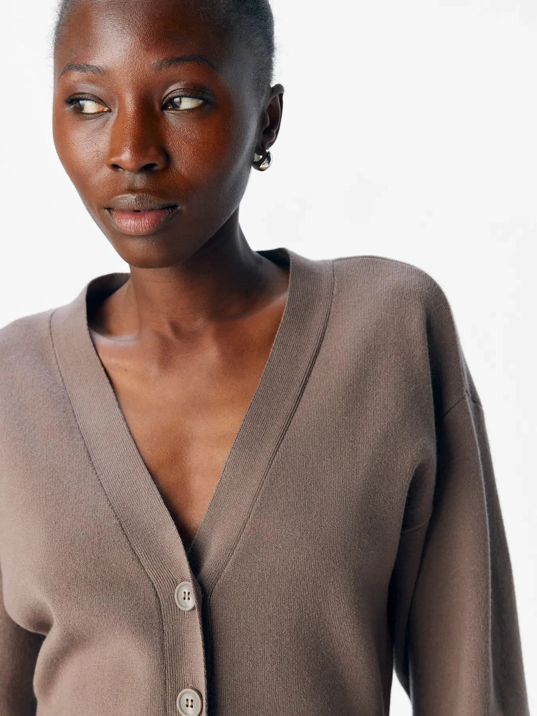 Object - Objreynard Ls Sli Cardigan - 4856931 Morel Cardigans 