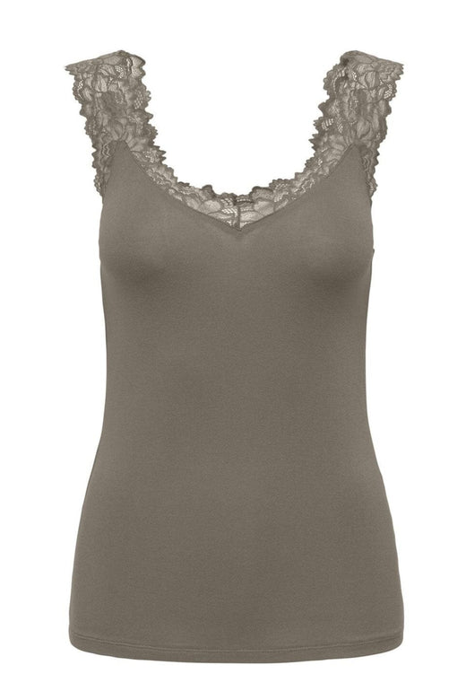 Only - Onl30 Free Life S/L Singlet Top - 4941141 Walnut
